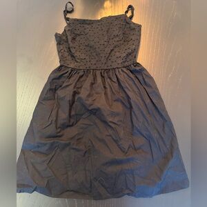 GAP Girls Black Eyelet Sundress with Spaghetti Straps